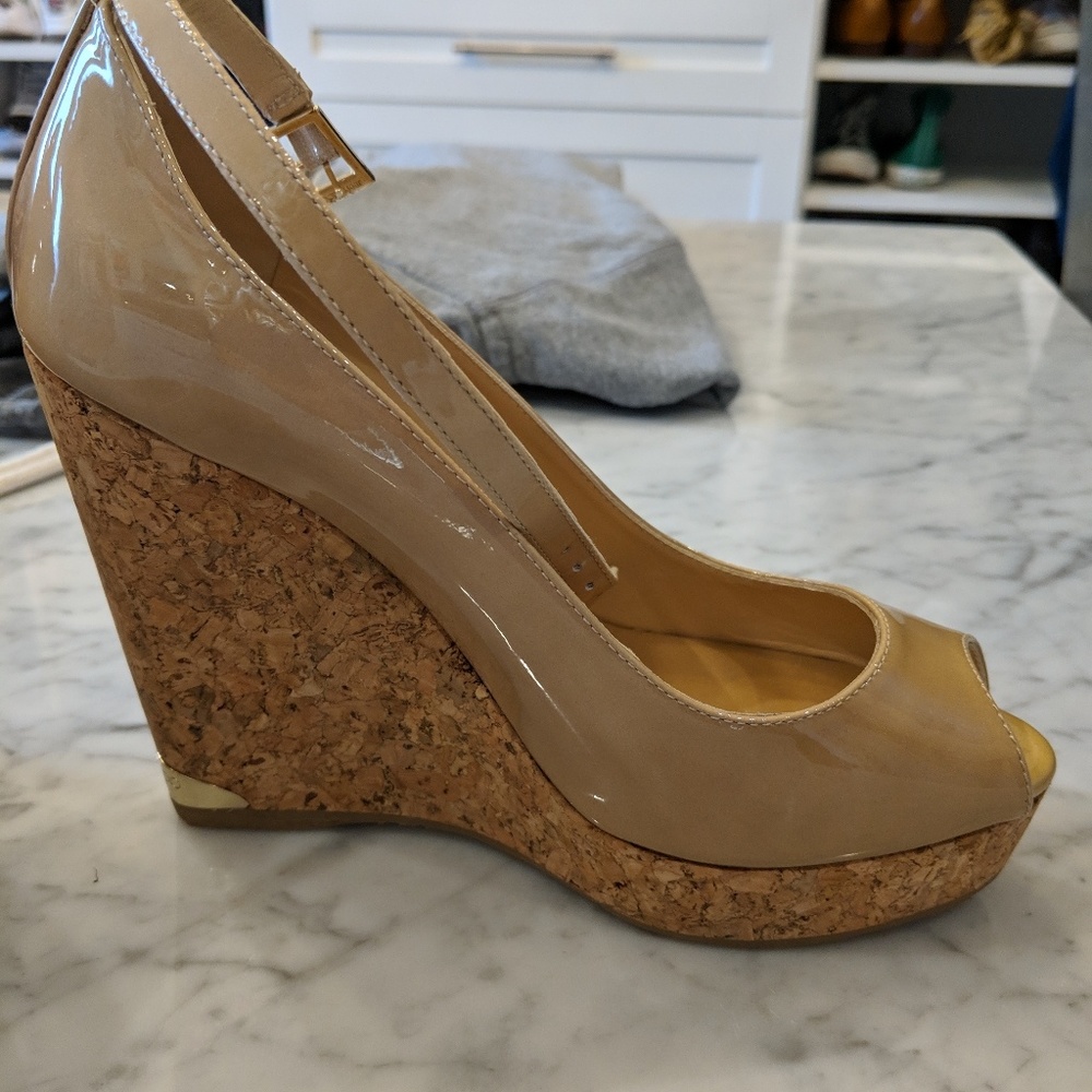 Jimmy Choo Pacific Wedge 120 Nude/Pink
